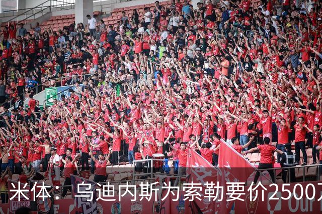 米体：乌迪内斯为索勒要价2500万欧，国米可能提出先租后买方案
